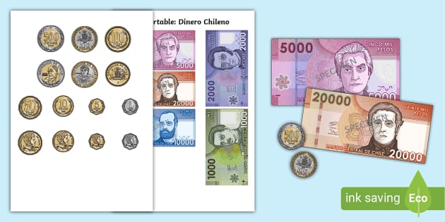 Recortable: Billetes y Chilenas -