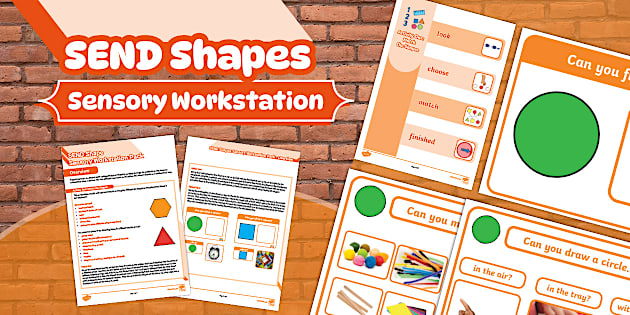 Send Shape Activity SEND Shape Sensory Workstation