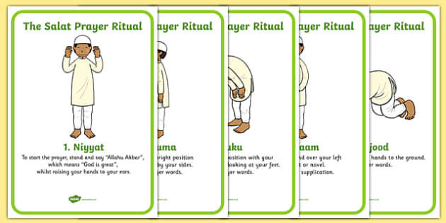 FREE! - The Salat Prayer Ritual Posters - Religion, faith, muslim, mosque