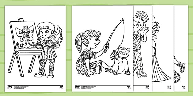 We Are All Different Mindfulness Colouring Pages   Twinkl