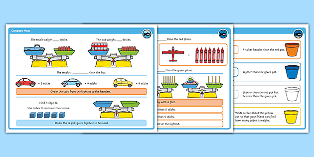 white rose maths compatible year 1 compare mass mastery