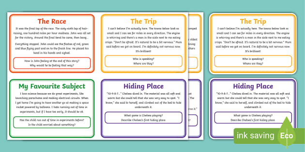 KS2 Inference Questions Challenge Cards - Primary Resource