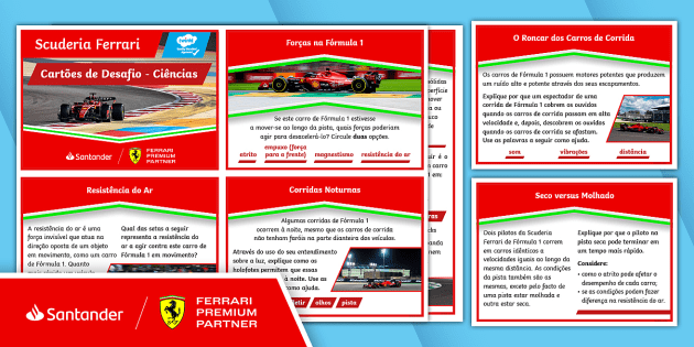 FREE! - Scuderia Ferrari F1: Partes de um Carro de F1 - Jogo Interativo