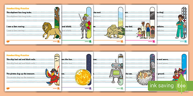 Print Handwriting Worksheets 