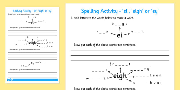 ei-ey-and-eigh-words-spelling-activity-year-3-and-4