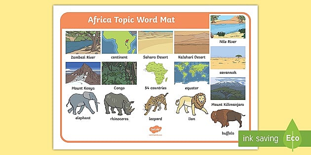 Key Stage 1 Africa Topic