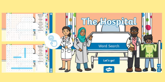The Hospital Interactive Word Search (nauczyciel wykonał)