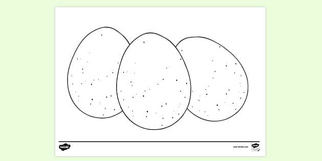 eggs coloring pages