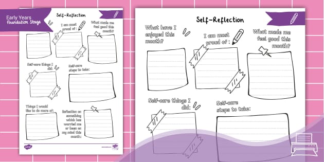 Eyfs Self Reflection Teacher Planner Lehrer Gemacht