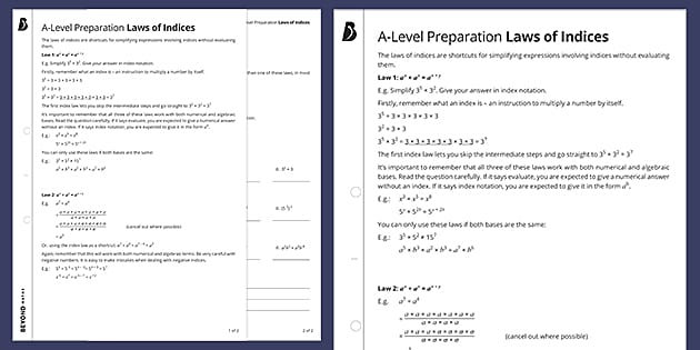 Maths Wimbledon: Indices - The Mystery of Roger's Fedora Worksheet