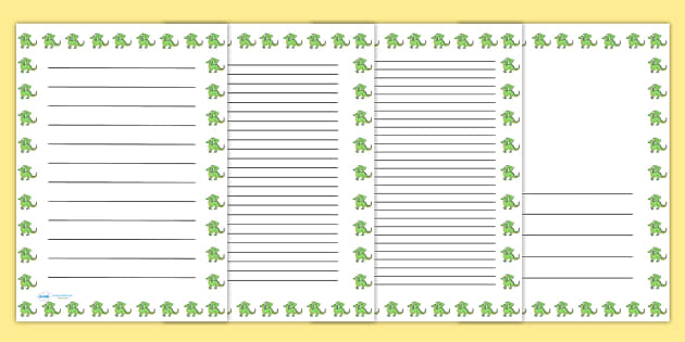 Dragon Portrait Page Borders- Portrait Page Borders - Page