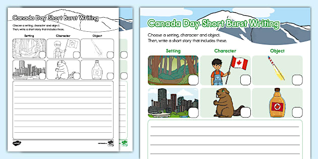 Canada Day Writing Activity | Twinkl Canada (teacher made)