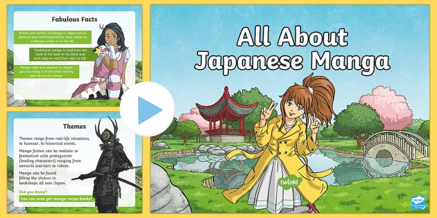 Presentation on Japanese mangas