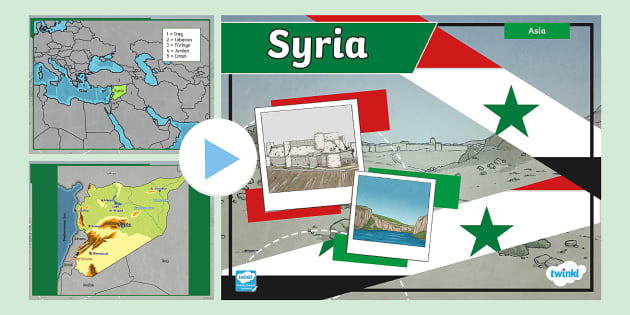 KS2 Syria Information PowerPoint - Twinkl - Geography