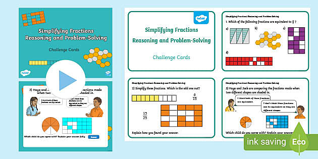 reasoning and problem solving fractions year 4
