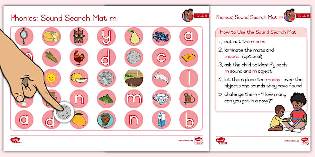 Grade 1 Phonics Term 1 M Sound Sound Search Mat CAPS Aligned Grade 1 Phonics Term 1 M Sound Sound Search Mat CAPS Aligned