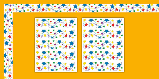 border designs stars