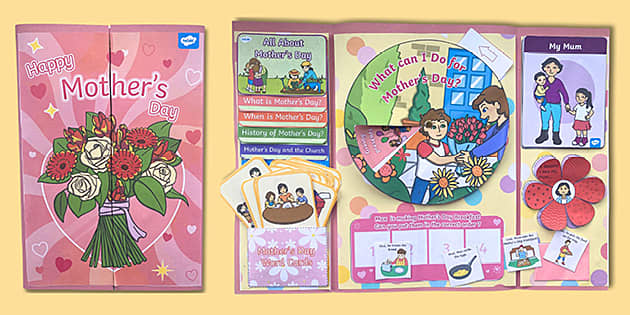 Happy Mother's Day Lapbook (teacher made) - Twinkl