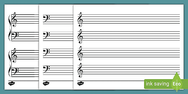 blank sheet music