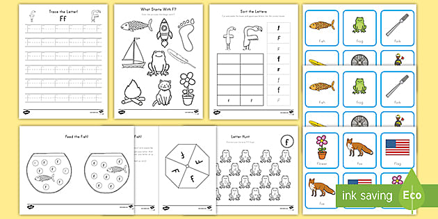 Alphabet Story Letter F Worksheet Teacher Made