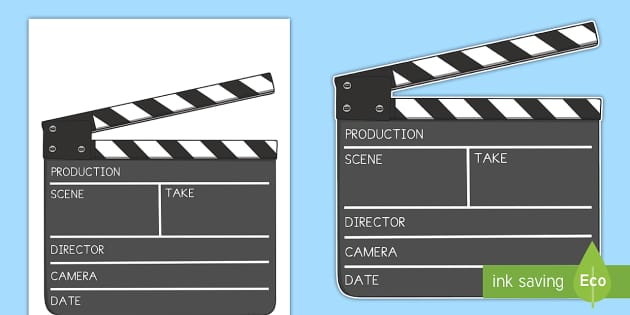 Hollywood Walk Of Fame Clapper Boards Cut Outs Twinkl