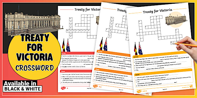 Treaty for Victoria Crossword KS2