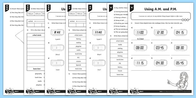 using-am-and-pm-differentiated-worksheets-teacher-made