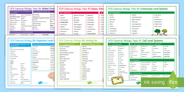 ocr gateway b1 checklist clipart