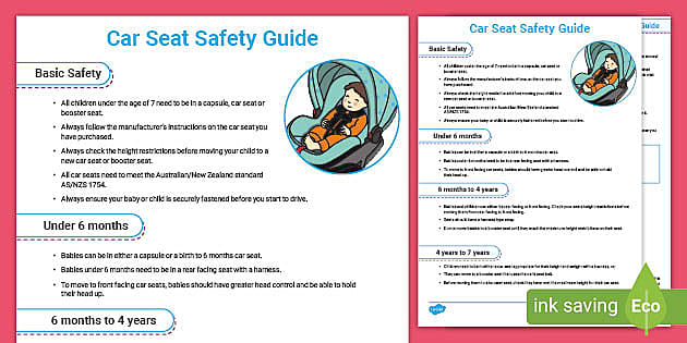 Car Seats: Information for Families 