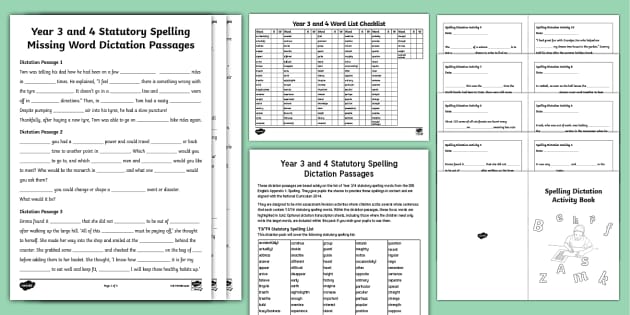 Spelling Test for 7-Year-Olds | Spelling Dictation Passages