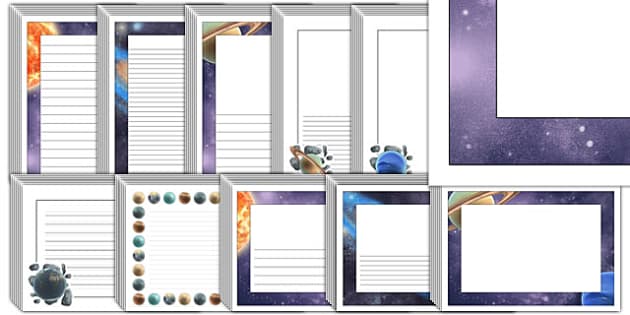space page border