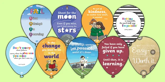 10 Motivation Quotes Posters For Children Classrooms