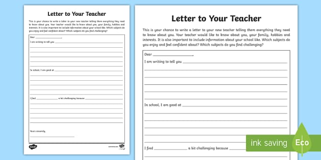 Letter Templates For Teachers from images.twinkl.co.uk