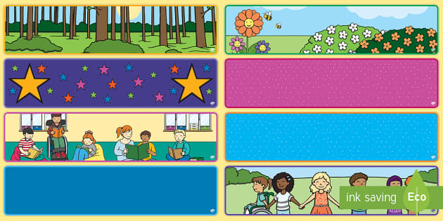 Editable Classroom Banners Primary Teaching Resources