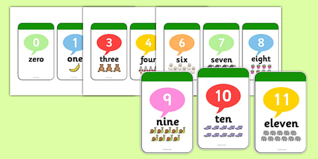 0-30 Number And Word Flashcards - flashcards, number, word ... 0-30 Number And Word Flashcards - flashcards, number, word ...