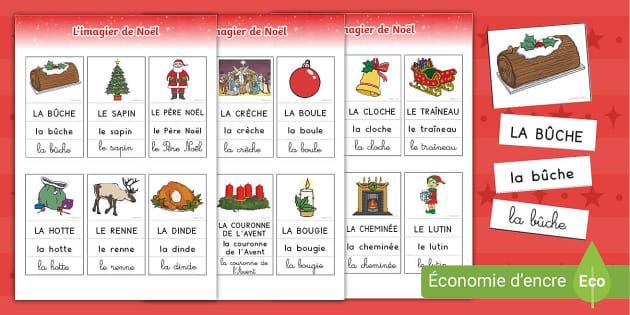 Mon imagier de Noël - Jeu Montessori (teacher made)