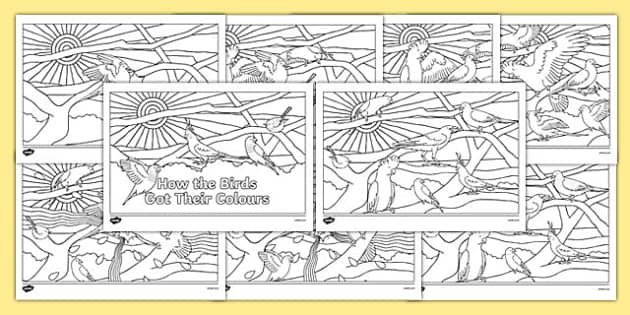 dreamtime coloring pages