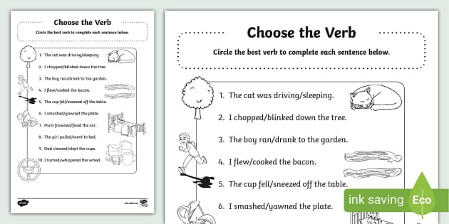 new-choose-the-verb-activity-sheet-teacher-made