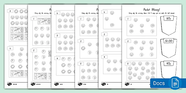 new zealand money worksheet nz currency resources