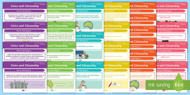 Year 6 Australian HASS Civics & Citizenship Statements Pack