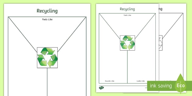 National Recycling Week Y Chart Worksheet (teacher Made)