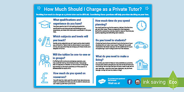 How Much To Charge To Take A Class For Someone