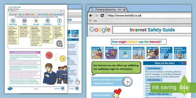 Ks2 Internet Safety Guide For Parents And Carers - Twinkl