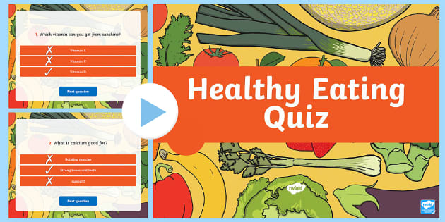 Ks2 Healthy Eating Quiz Powerpoint