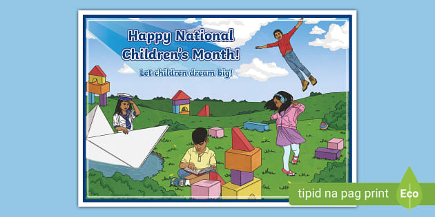 Happy National Children's Month | Grades 2 to 6| Twinkl