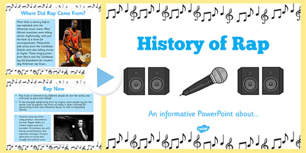history of rap presentation