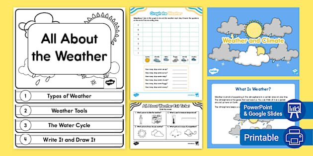 Kindergarten Weather Lesson Pack (teacher made) - Twinkl