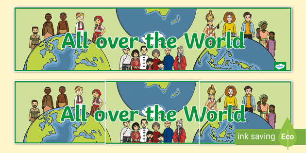Around the World Poster Board Displays.