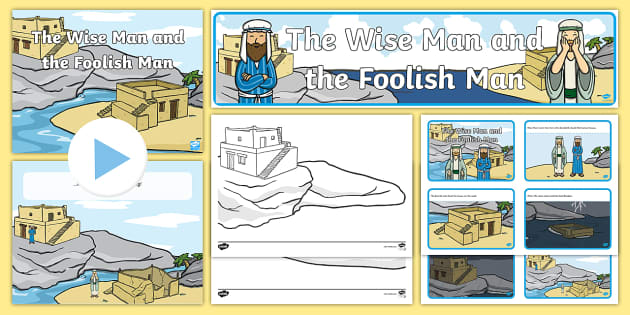 CfE First Level The Wise Man and the Foolish Man Resource Pack