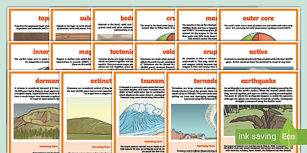 Extreme Earth A3 Fact Posters (profesor hizo) - Twinkl